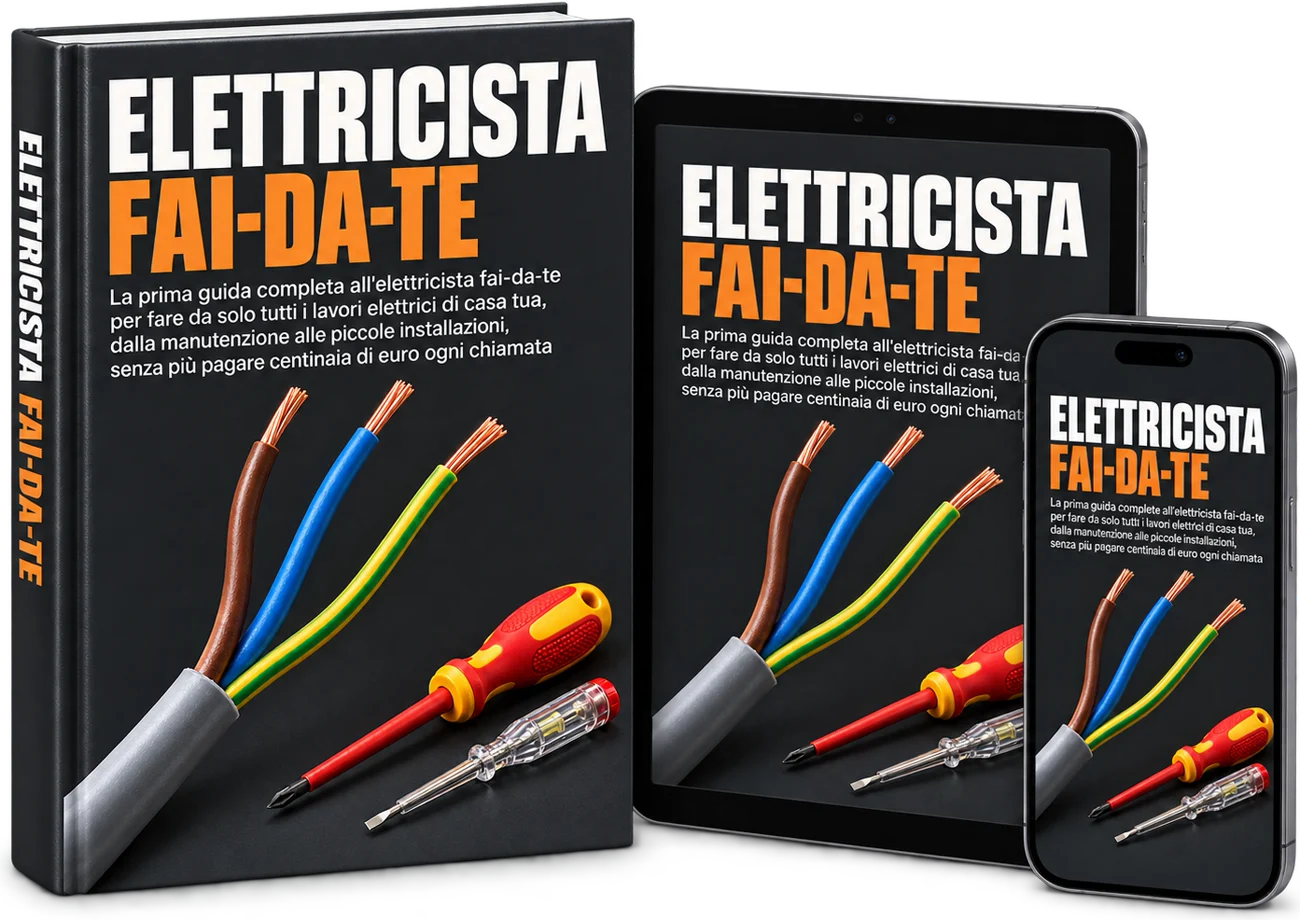 Elettricista Fai-da-Te su libro, tablet e telefono